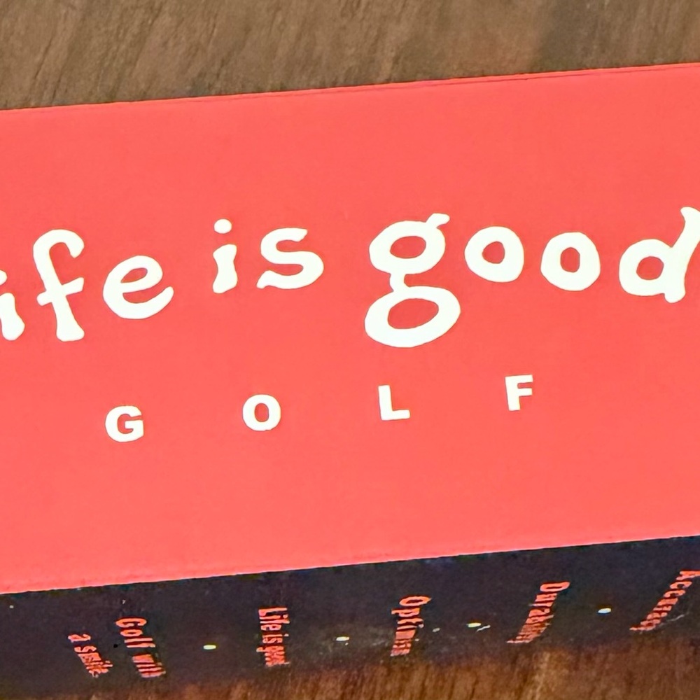 New Pink Life Is Good “Jake” Golf Balls - 1 Box of 3 - New - - Picture 2 of 4